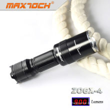 Maxtoch-ZO6X-4 mit Schwerpunkt führte Zoom Taschenlampe 18650
